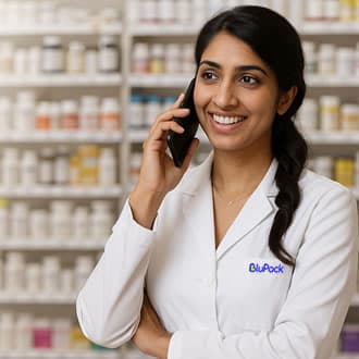 Step-by-step guide for using BluPack - Upload your prescription for personalized medicine packets
